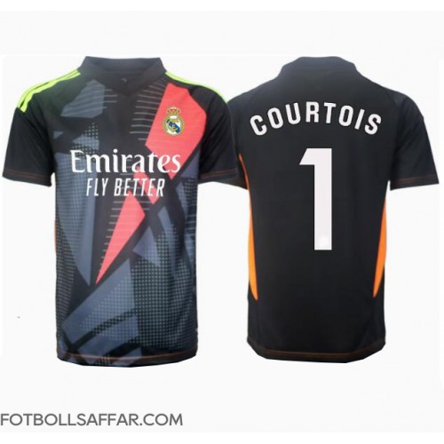Real Madrid Thibaut Courtois #1 Målvakt Bortatröja 2024-25 Kortärmad